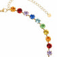Eye Candy Los Angeles - Carolina Round Cubic Zirconia Tennis Necklace