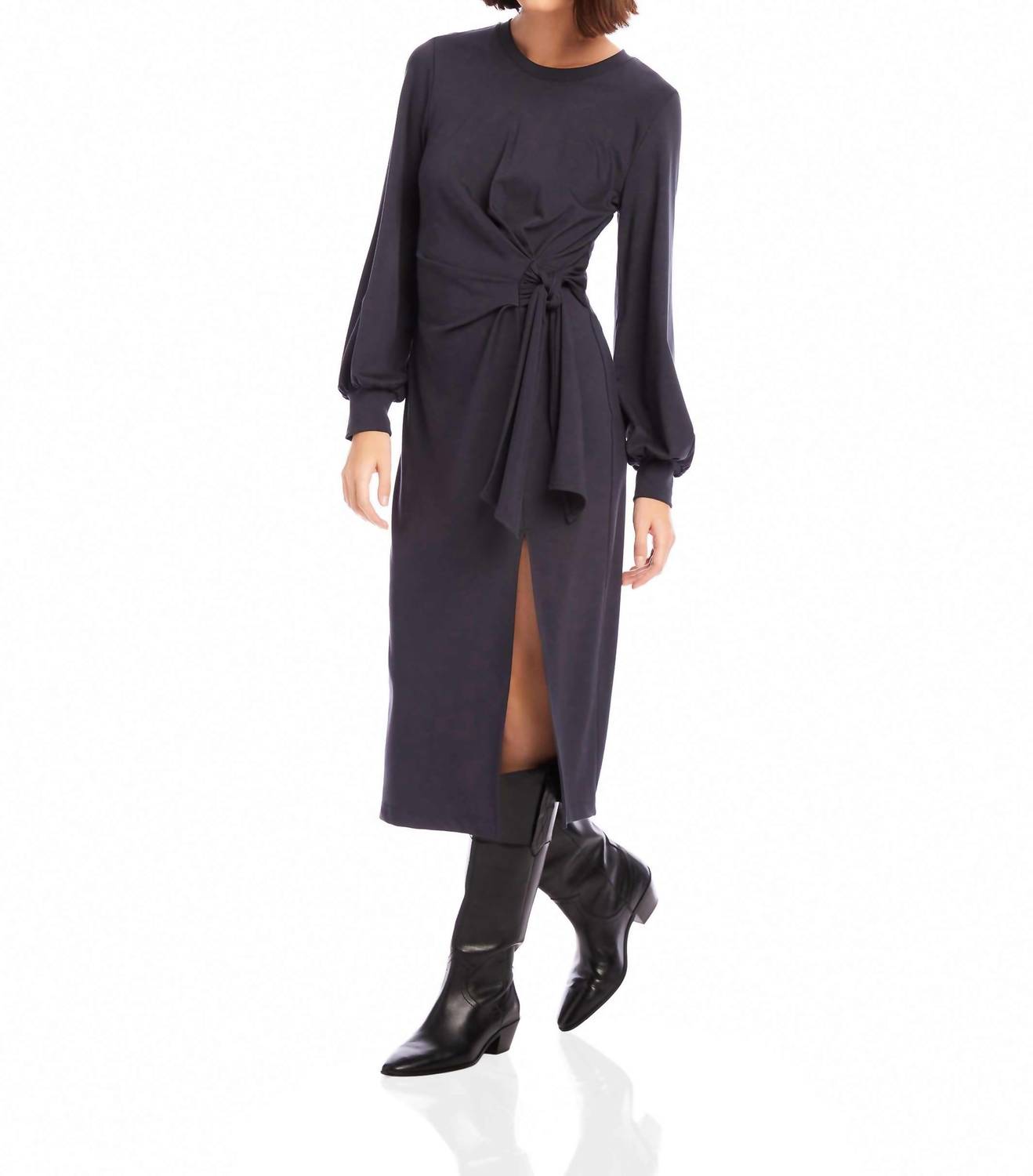 Fifteen Twenty - Addie Side Slit Midi Dress