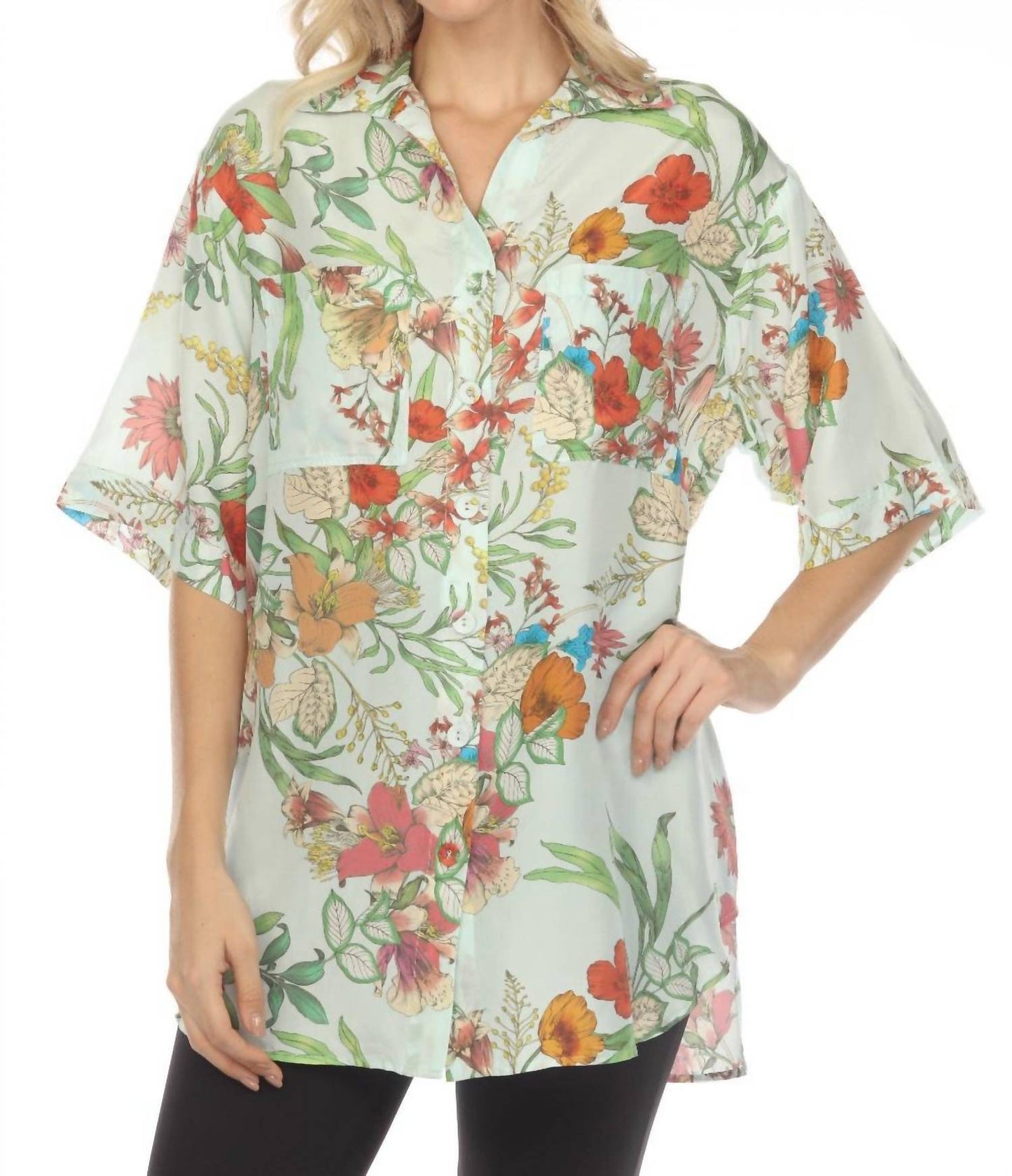 Johnny Was - Liliana Silk Oversized Weekend Tunic Top