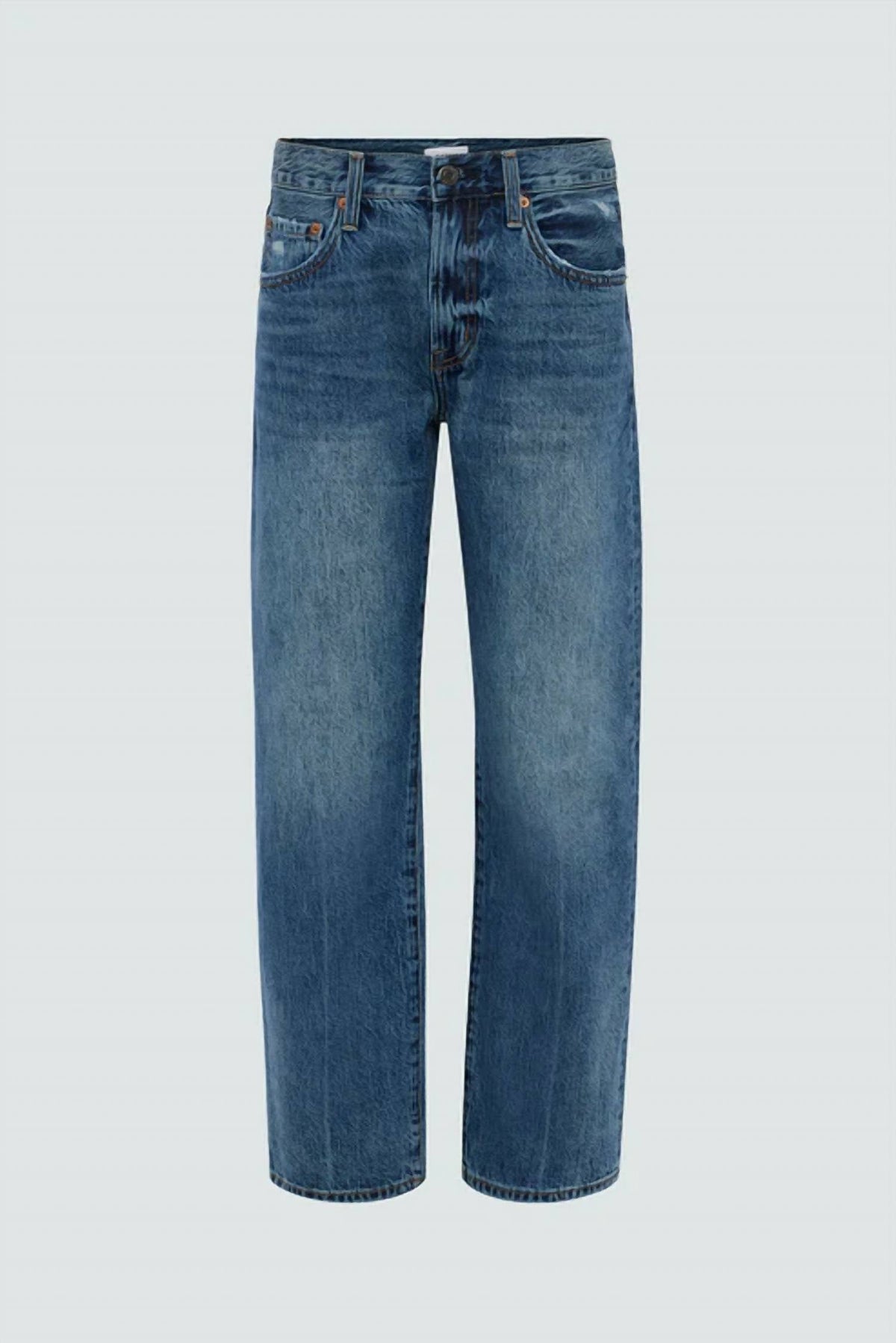 Pistola - Lexi Mid Rise Bowed Straight Jeans