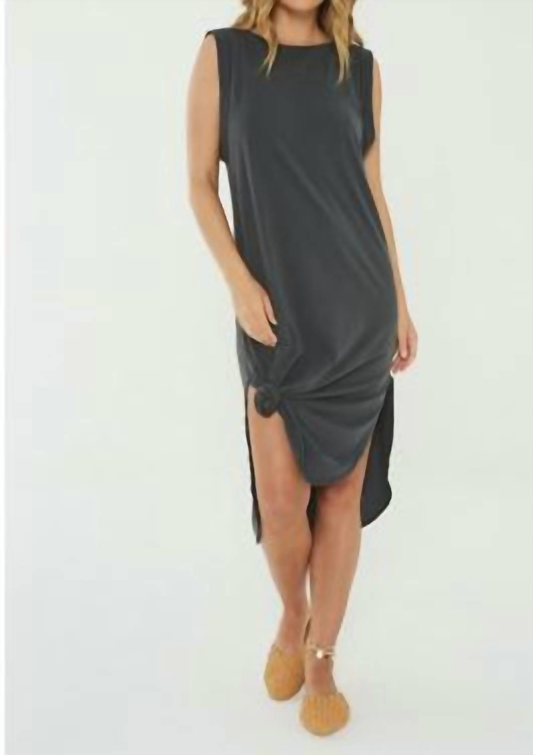 Project Social T - EASY TWIST SLEEVELESS DRESS