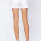 Judy Blue - Mid-rise Destroyed Shark Bite Hem Shorts - Plus