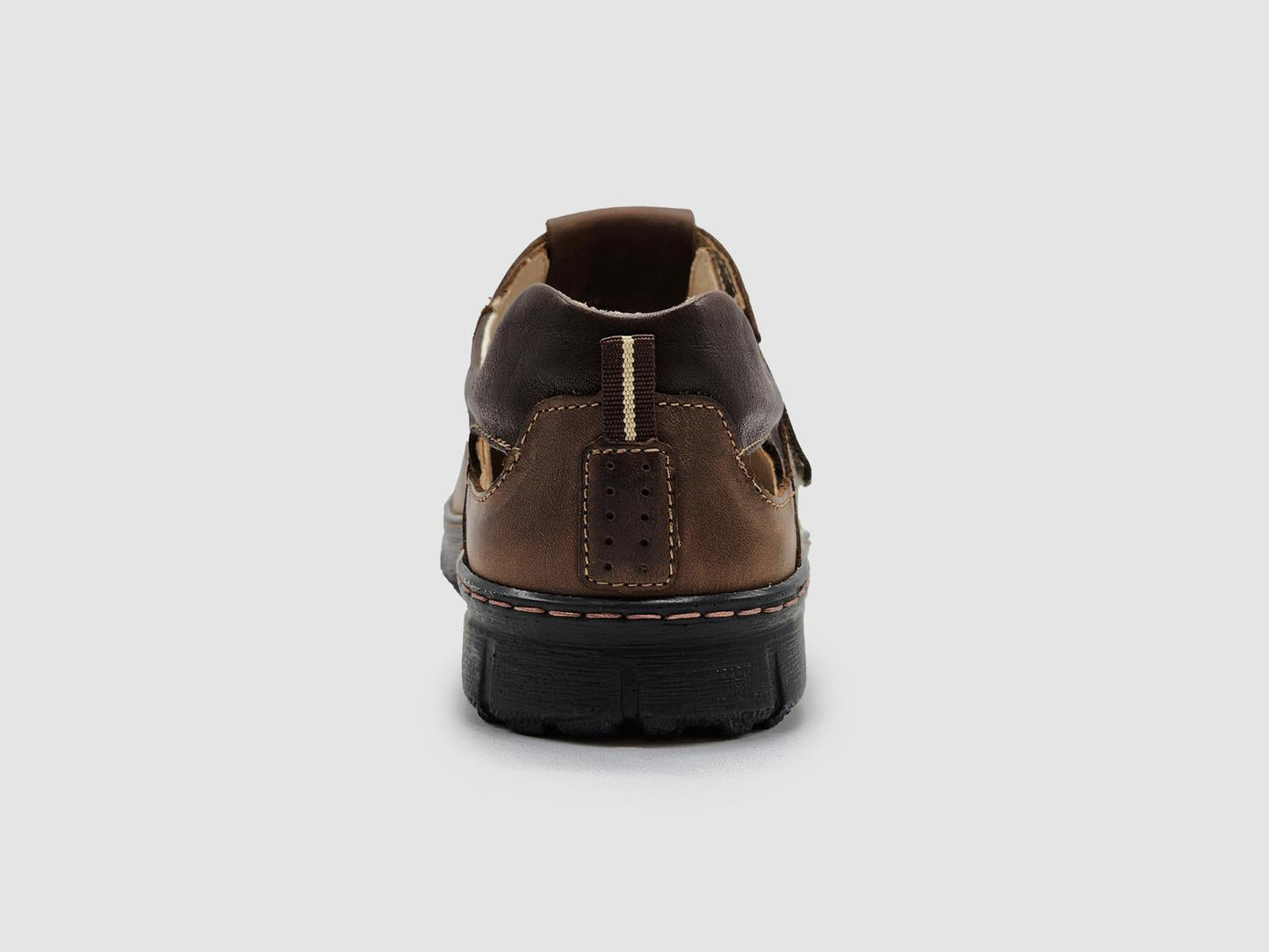 Kcr Group - Men's Everyday Closed-Toe Leather Sandals