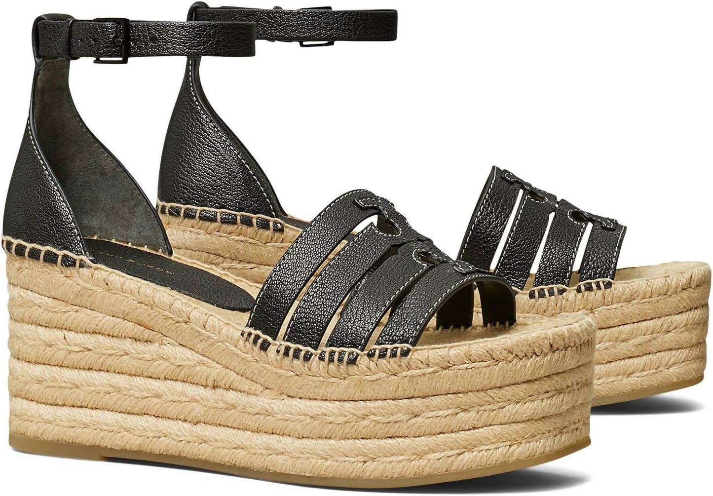 Tory Burch - Women's 80 Mm Ines Cage Wedge Espadrille Platform