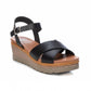 Xti - Women's Wedge Cross Strap Sandals