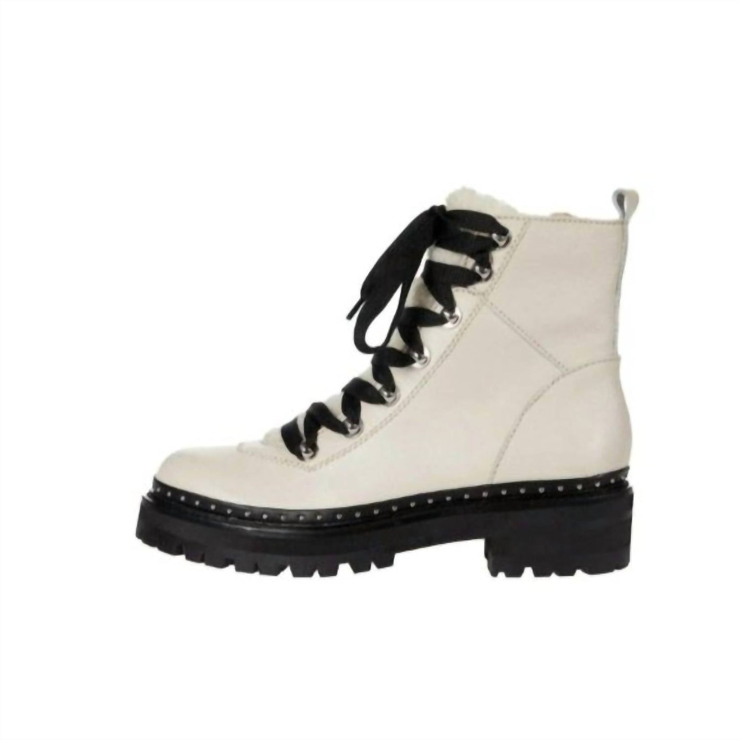 Steve Madden - Women Leather Rainier Hiker Boots