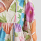 Entro - Blossom Burst Vibrant Floral Mini Dress