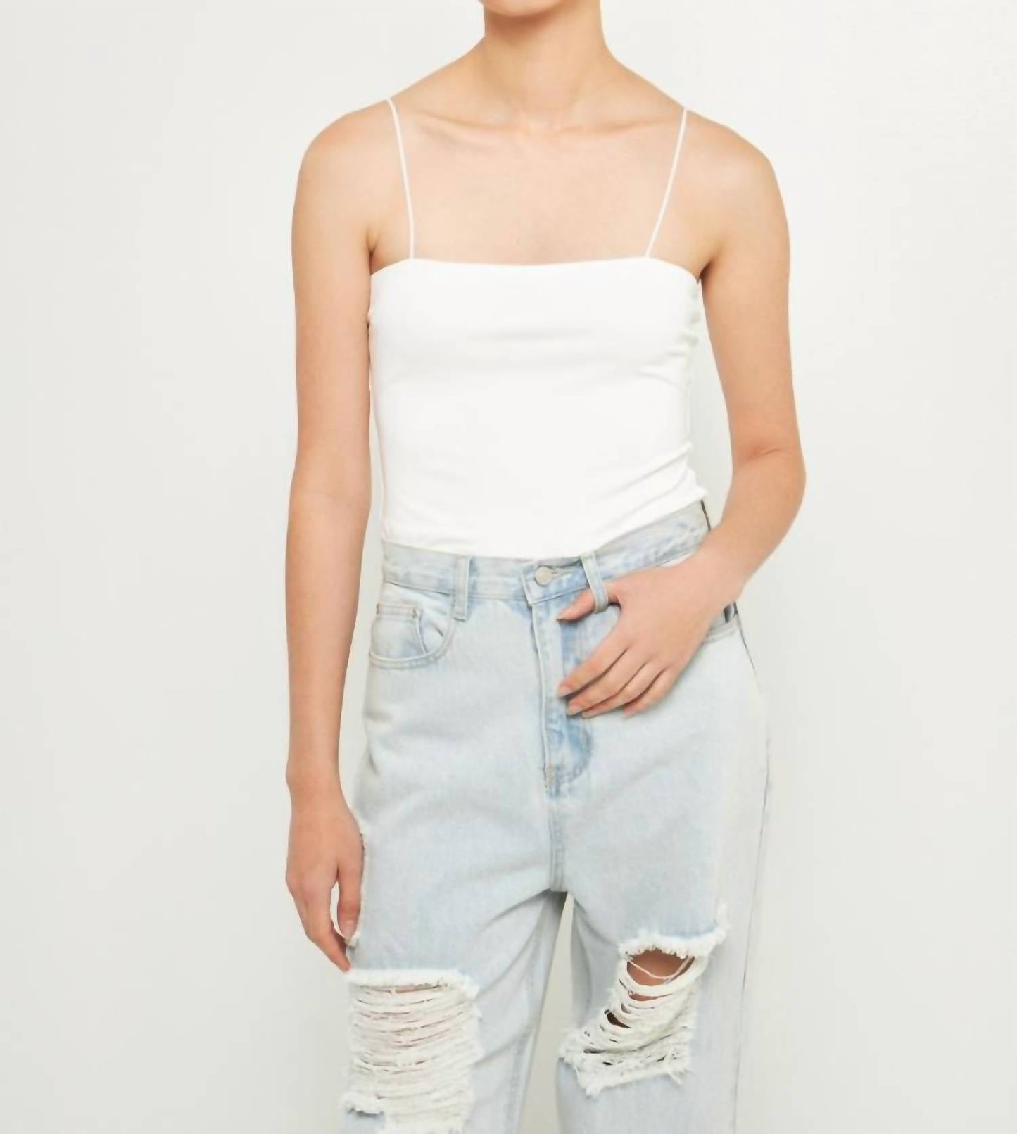 2.7 August Apparel - Cielo Camisole Bodysuit