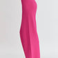 Entro - High Waist Wide Leg Knit Pant