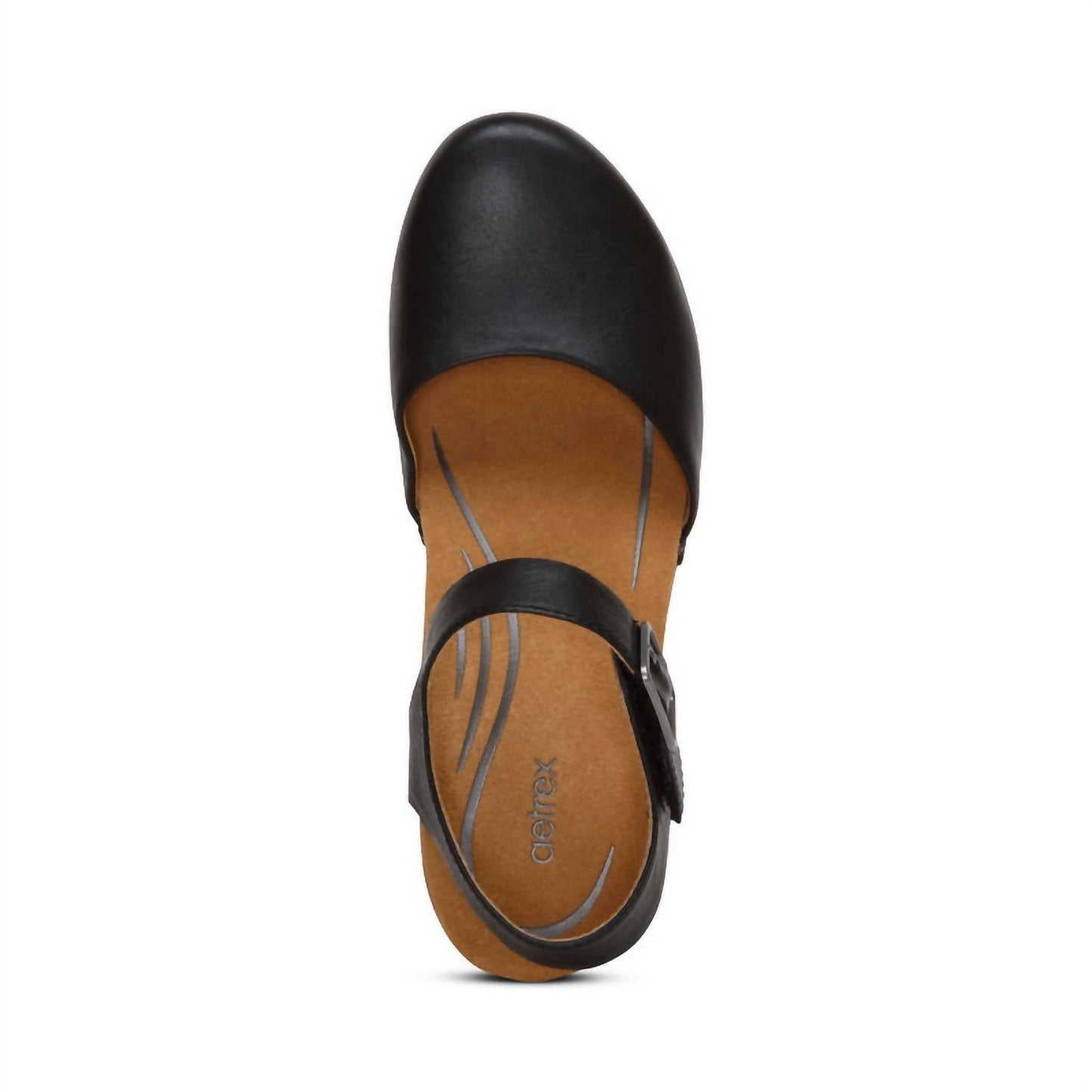 Aetrex - Women's Finley Quarter Strap Cork Heel