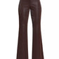 Alice + Olivia - Andrew Shiny Vegan Leather Bootcut Slim Pant