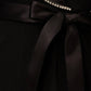 Adrianna Papell - Long Sleeve Embellished Collar Knit Crepe Jumpsuit