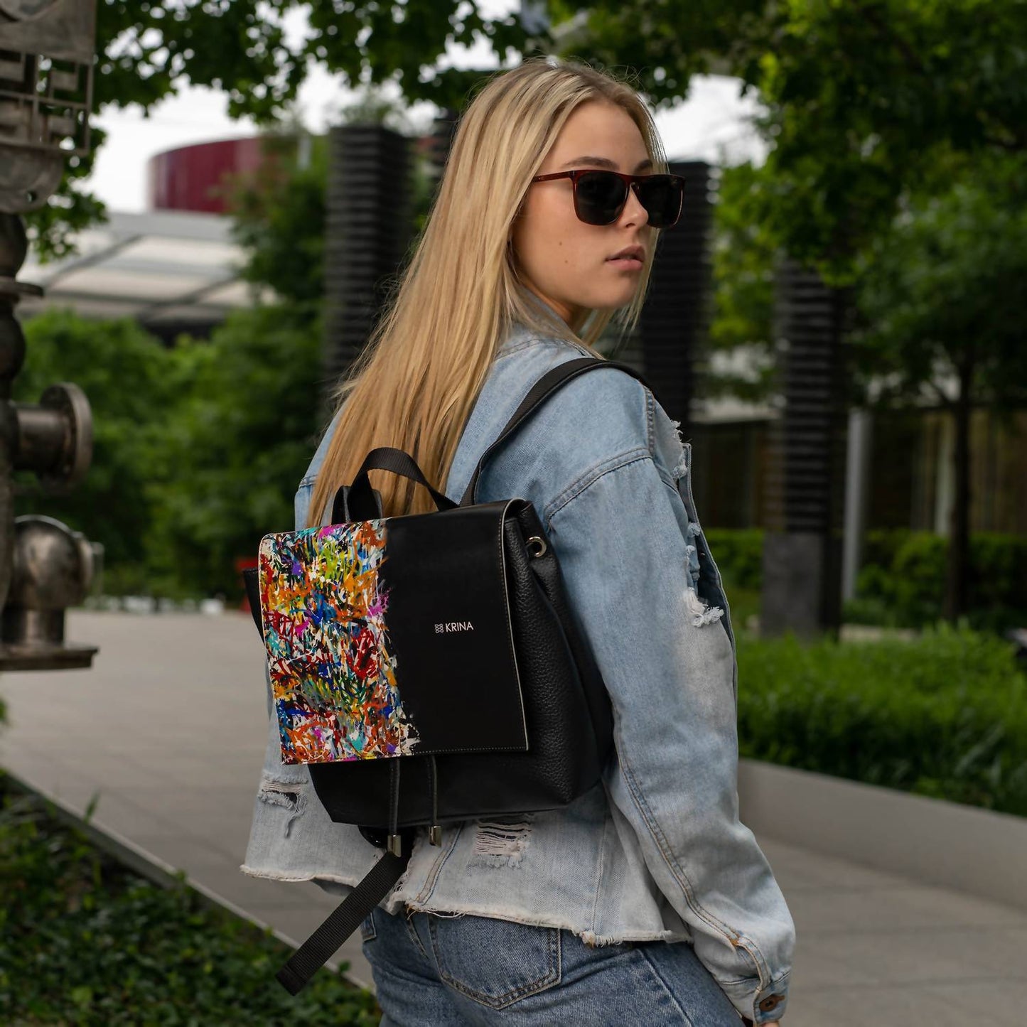 Krina - Women's Top Handle Backpack
