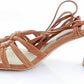 Dolce Vita - Women's Kash Cedar Nubuck Tie Up Block Heeled Sandals
