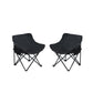 Portable Folding Camping Chairs With Carry Bag (Set of 2)