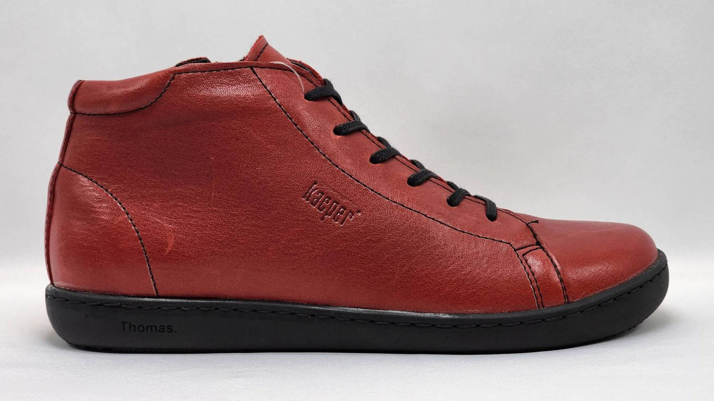 Kcr Group - Women's Medical-Sole Fur-Lined Zip-Up Leather Boots