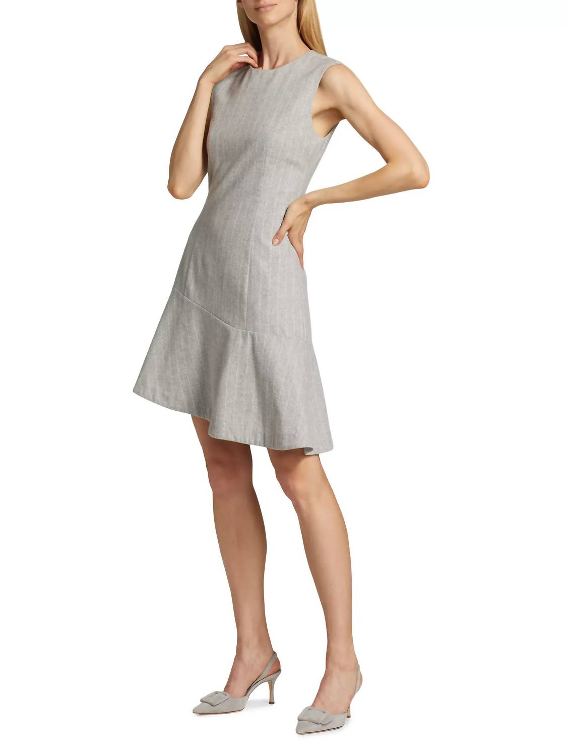 Derek Lam 10 Crosby - MEI SLEEVELESS ASYMMETRICAL HEM DRESS