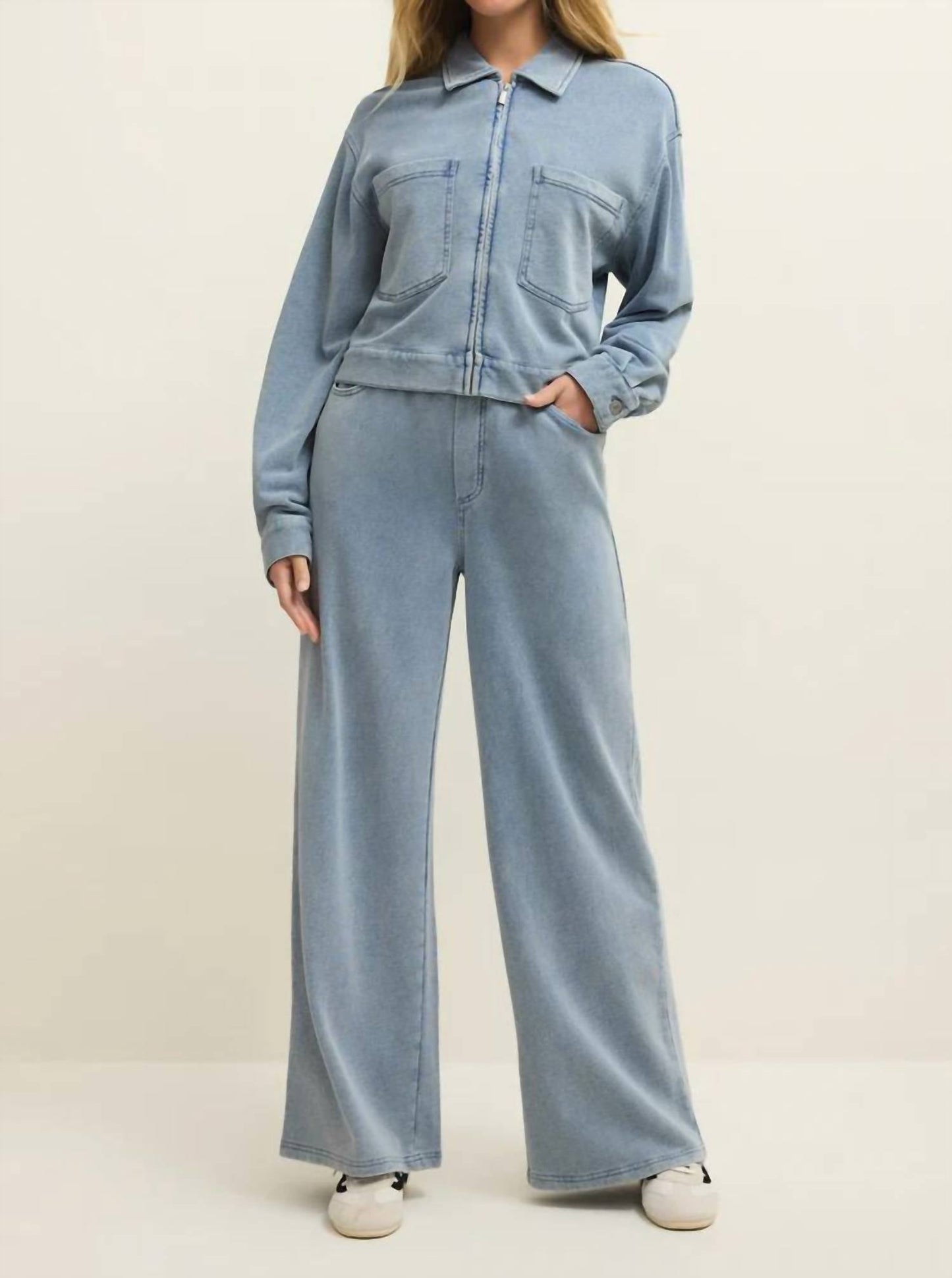 Z Supply - Heritage Knit Denim Jacket