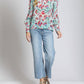 Apny - Puff Sleeve Blouse With Ruched Detail