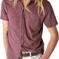 Lucky Brand - Linen Short Sleeve Button Up Shirt