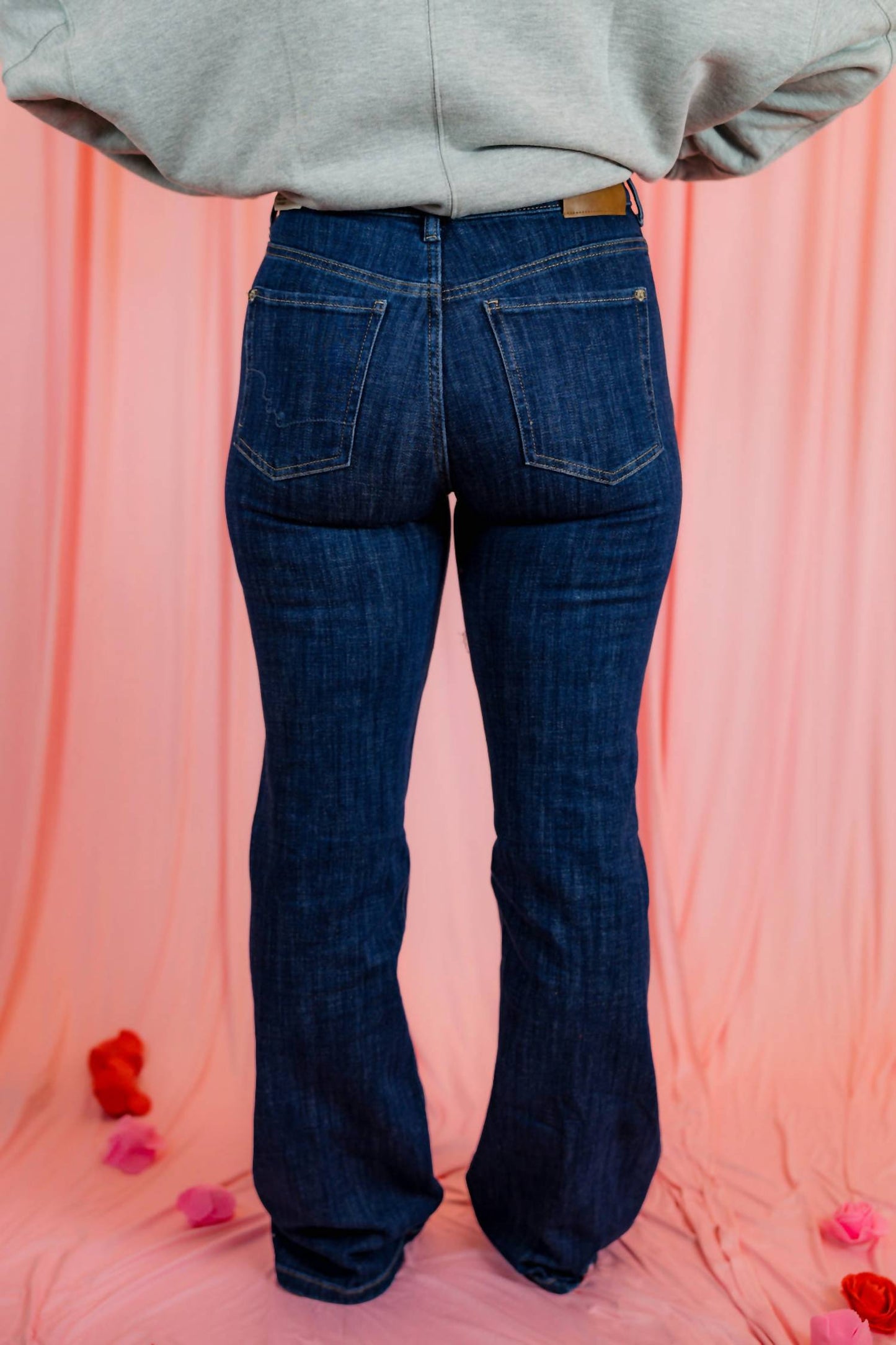 Free People - Double Knot High Rise Straight Bootcut Jean