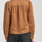 Apny - Long Sleeve Ruffle Trim Top