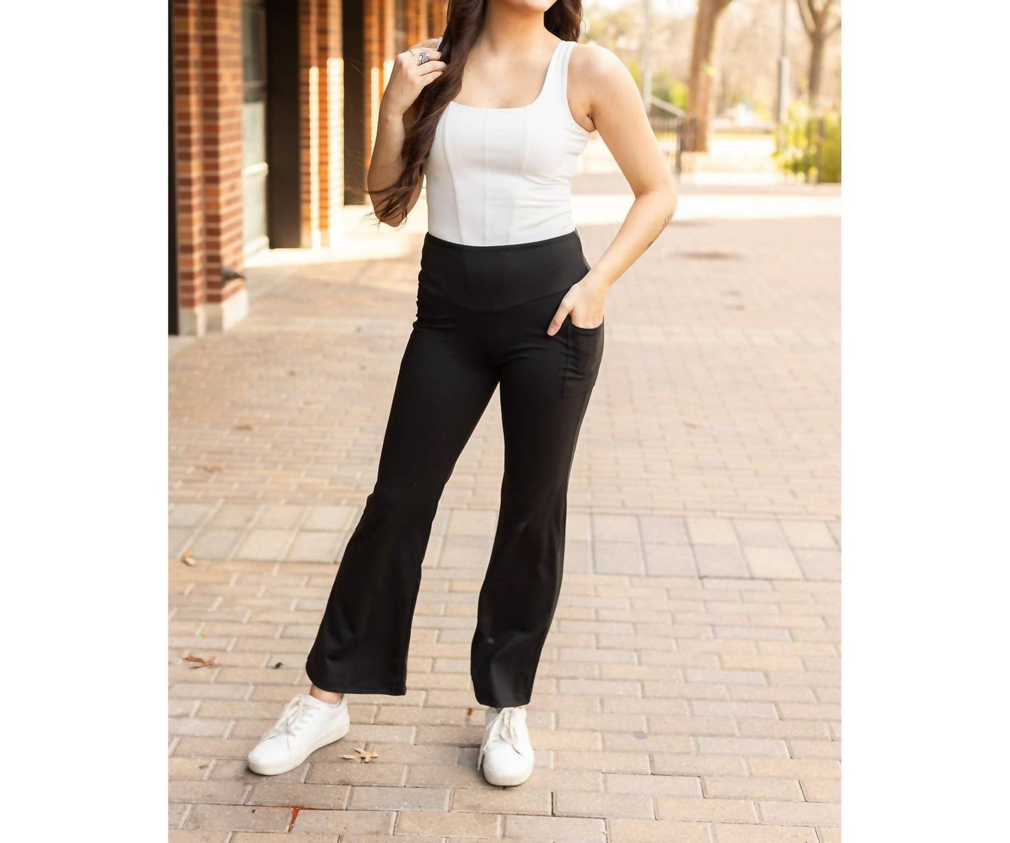 Julia Rose - Madeline Tummy Control Bootcut Leggings
