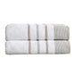 Decorative Cotton Stripe Bath Towel Set - Noelle Collection