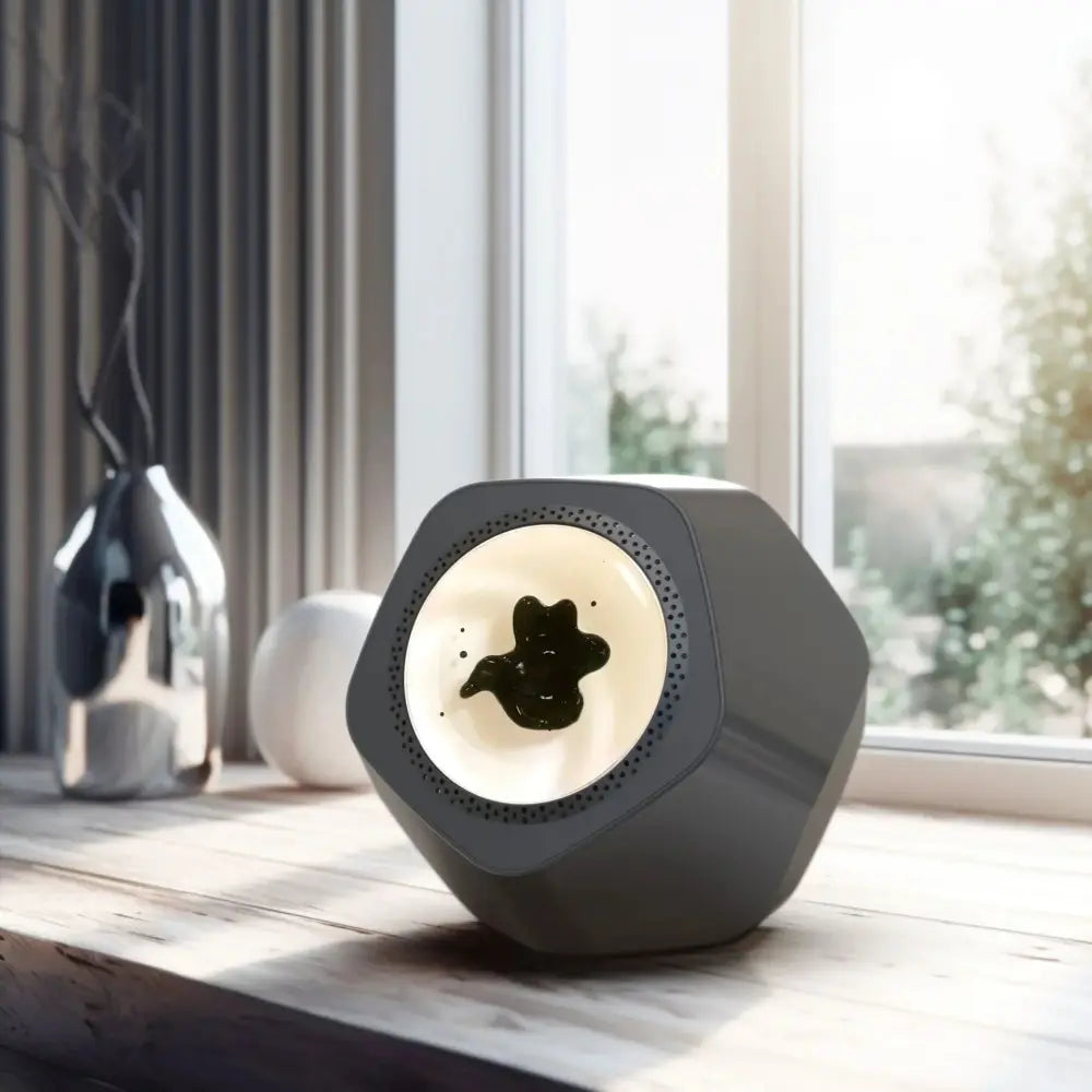 Hexagonal Magnetic Fluid Bluetooth Speaker and Visualizer