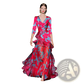 Floral Tiered Maxi Dress with Ruffled Layers