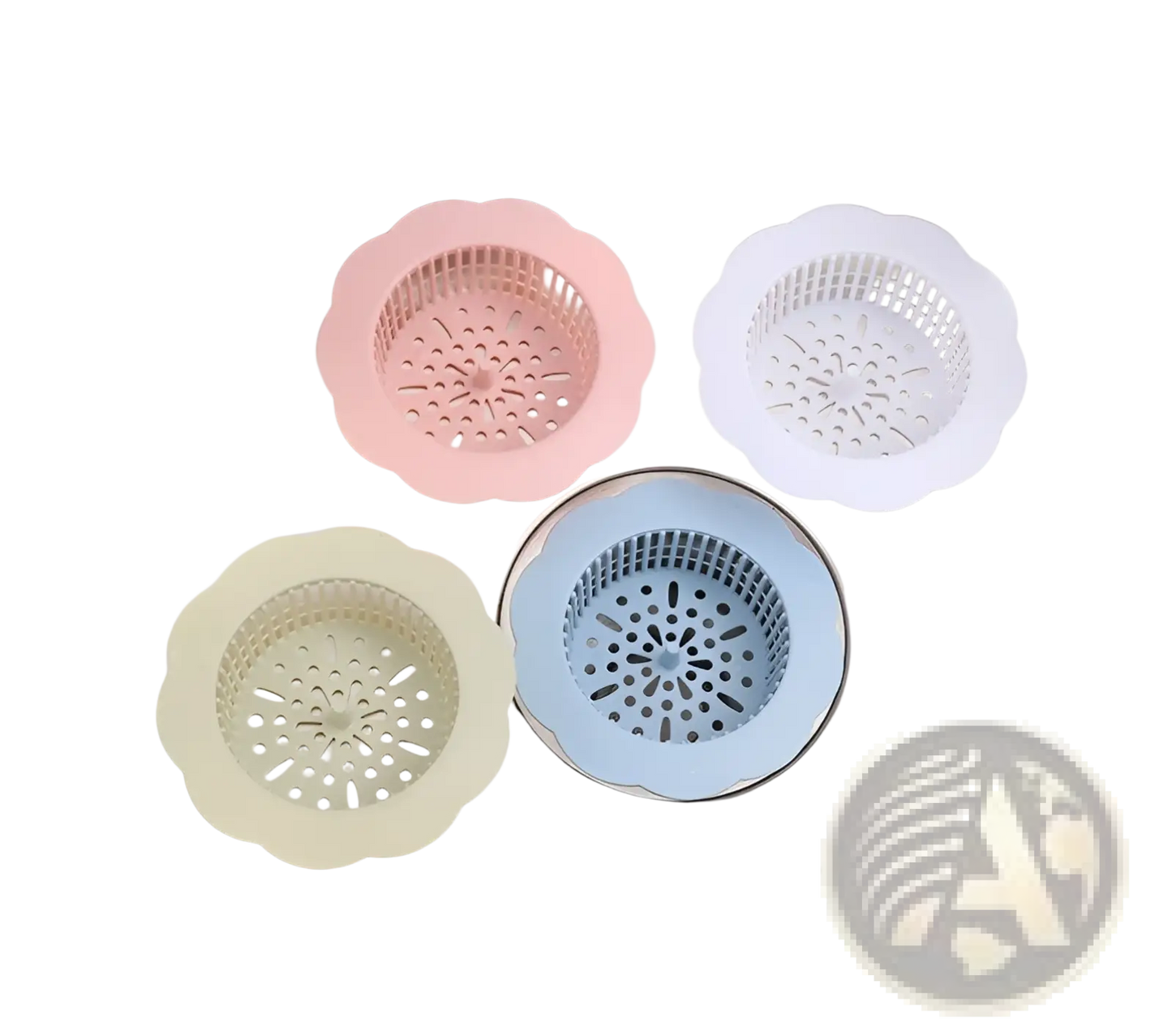 Flower Sink Strainer Kitchen Drain Plug Filter 4 Pack