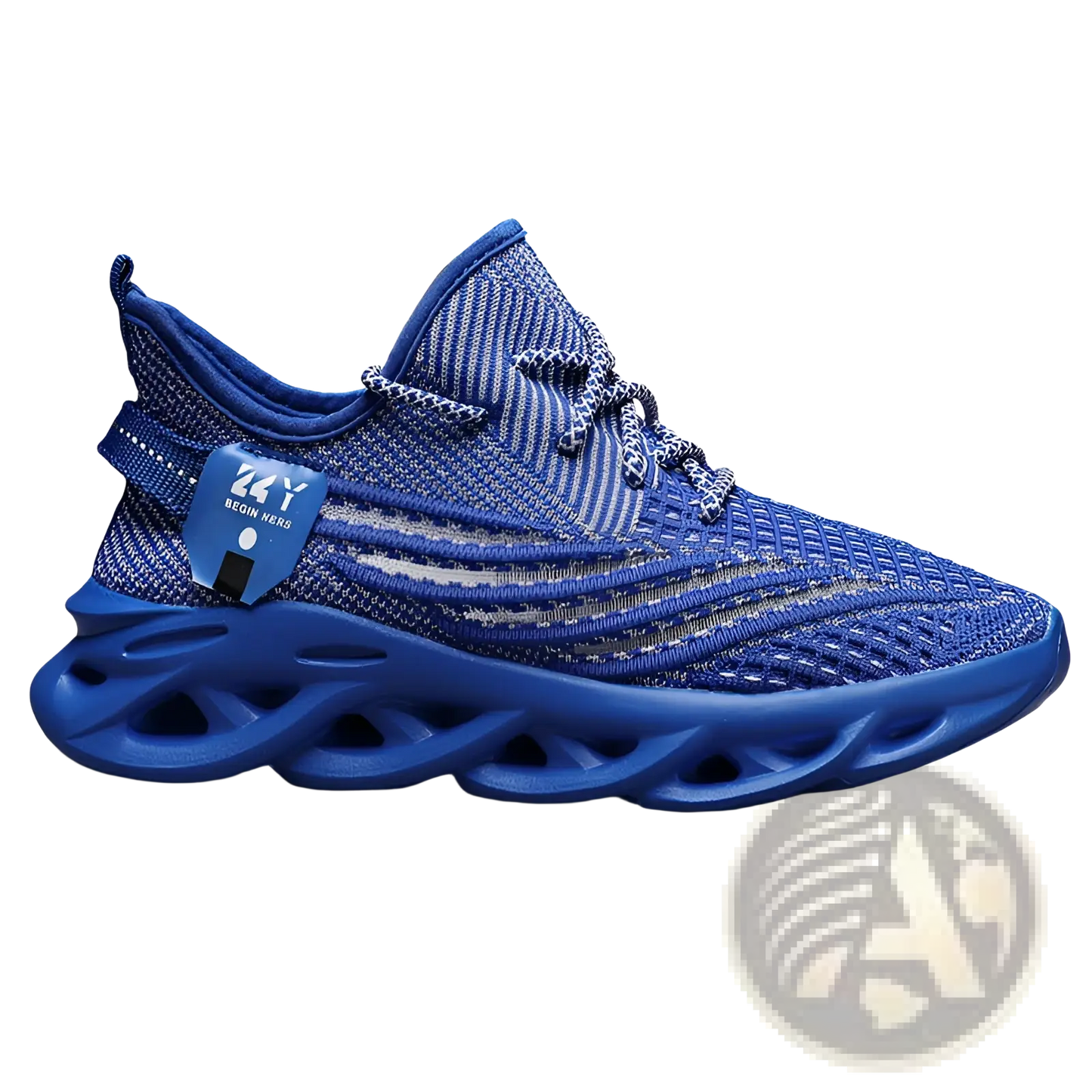 Flyknit Mesh Platform Running Shoes for Men