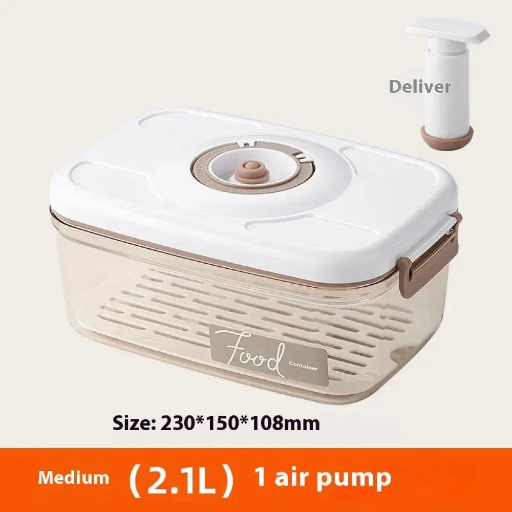 Arbaglobal Vacuum Seal Glass Food Storage Container Set