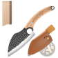 Forged High Carbon Steel Outdoor Chef Knife with Sheath