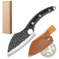 Forged High Carbon Steel Outdoor Chef Knife with Sheath