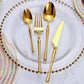 Modern 4-piece Stainless Steel Steak Cutlery Set