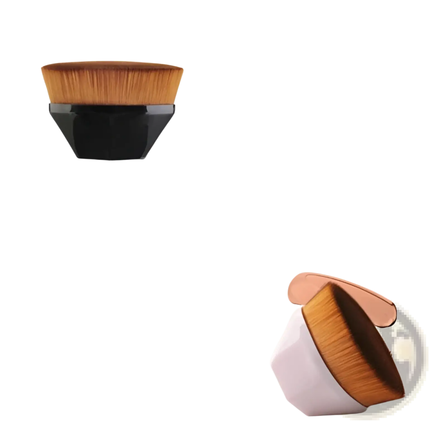 Foundation Brush and Powder Makeup Set with Case