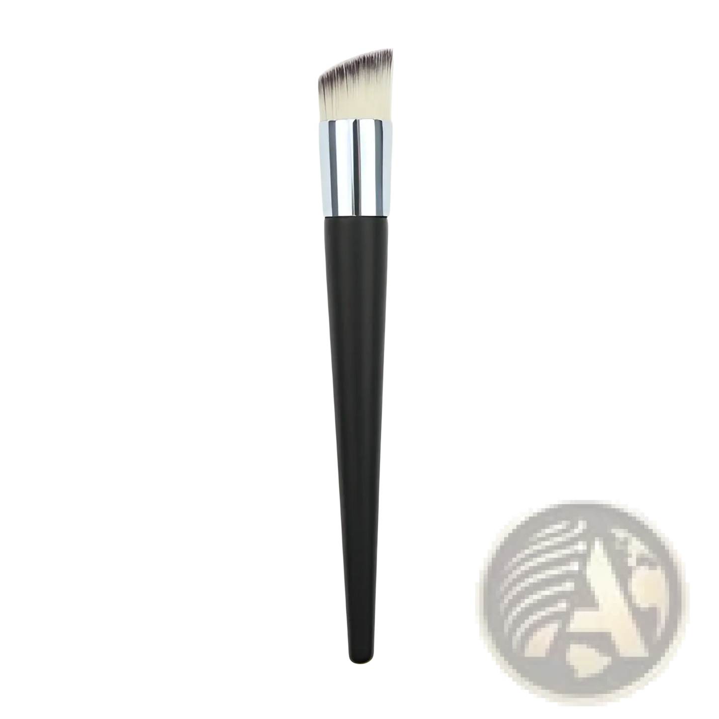 Foundation Brush Wooden Handle Angled Makeup Tool