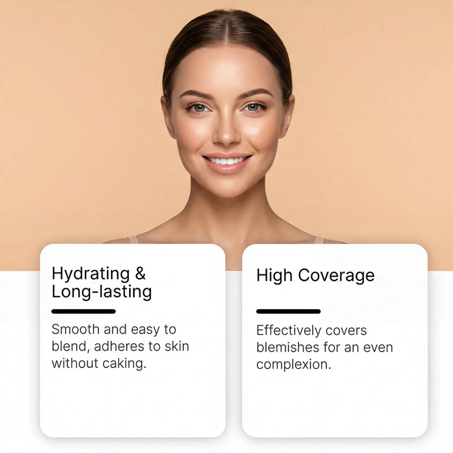 Foundation Stick Zephoco Natural Concealing Makeup