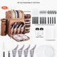Four Person Insulated Canvas Picnic Backpack with Blanket