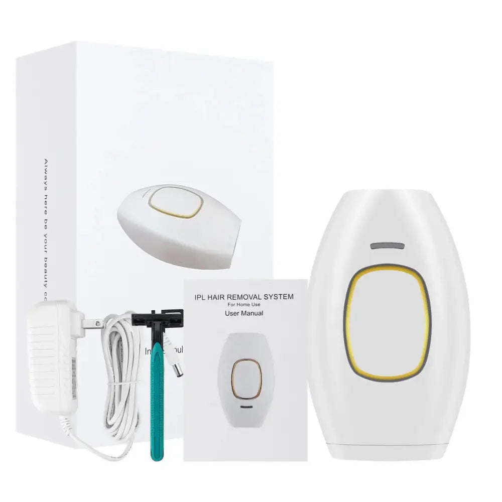Foldable Ipl Laser Hair Removal Device with Gold Accents