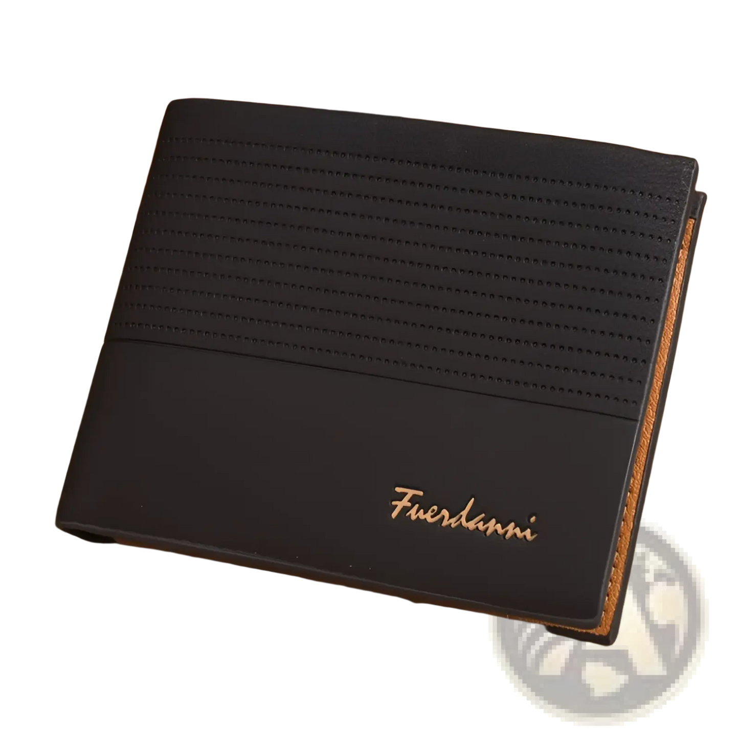 Fuerdanni Genuine Leather Slim Bifold Wallet for Men