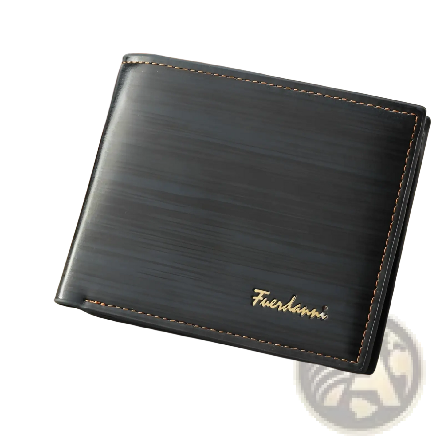 Fuerdanni Genuine Leather Slim Bifold Wallet for Men