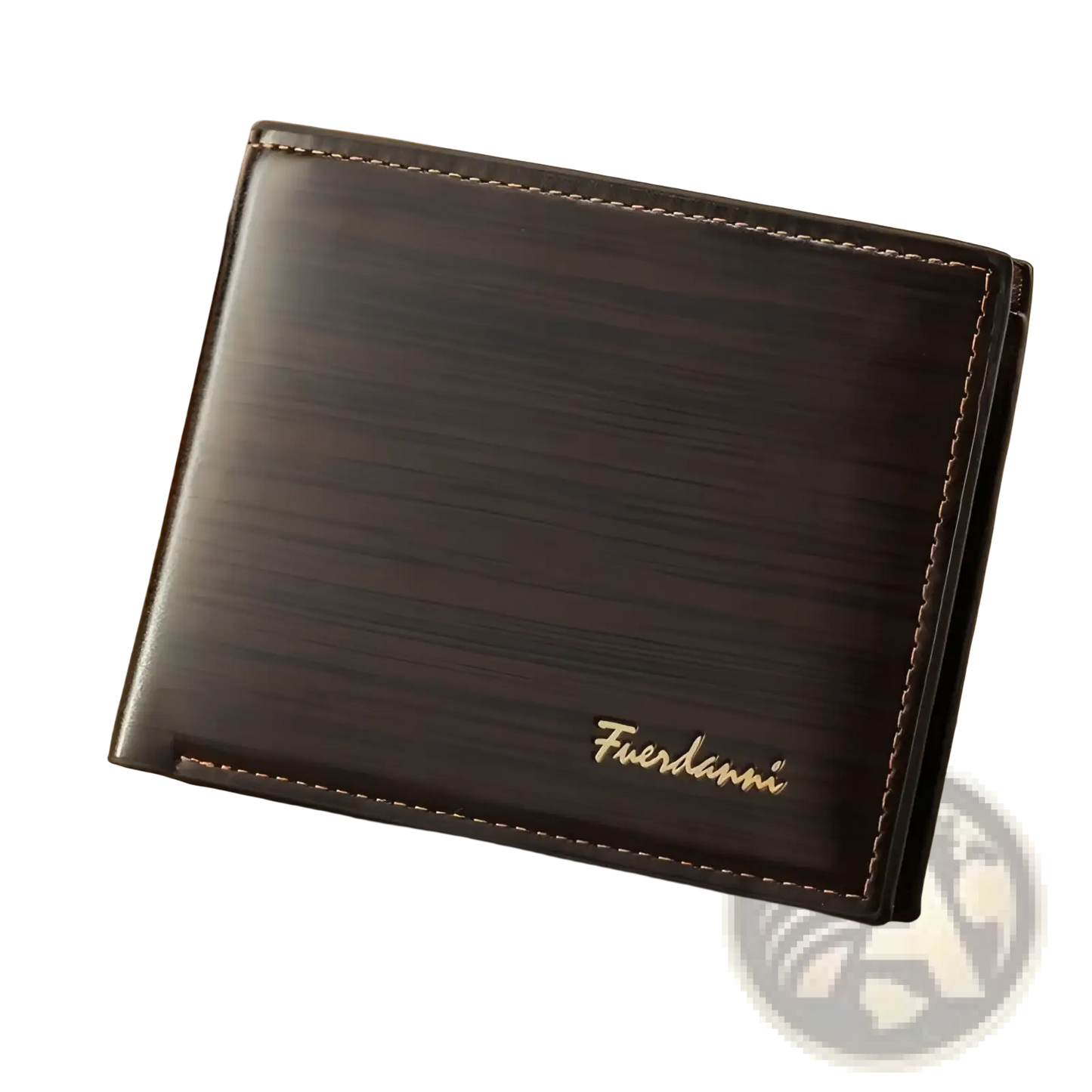 Fuerdanni Genuine Leather Slim Bifold Wallet for Men
