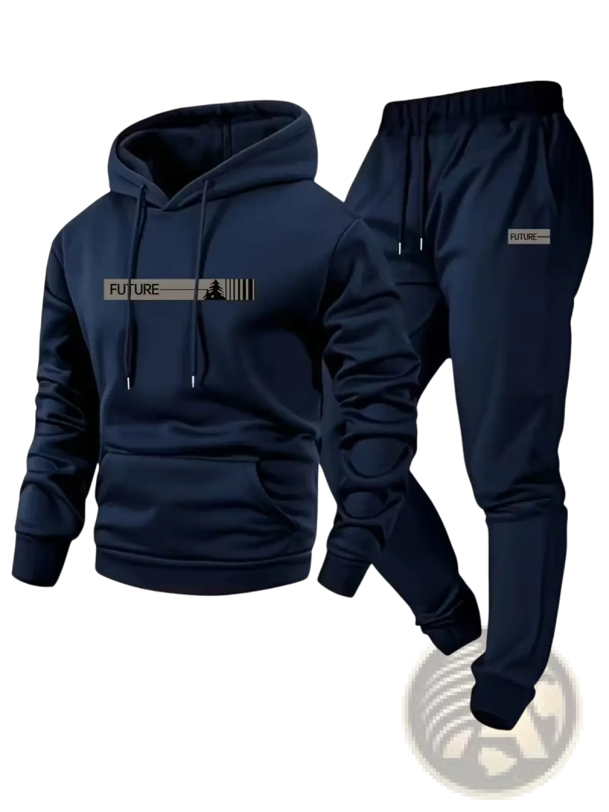 Future Graphic Fleece Hoodie and Jogger Lounge Set
