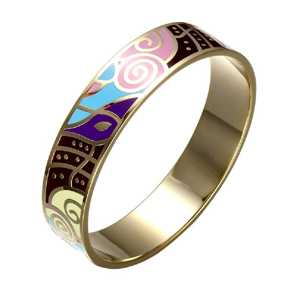 Homvare Women’s Gold Plated Enamel Bracelet