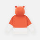 Cubcoats Kids Transforming 2 in 1  Unisex 2-in-1 Pullover Hoodie Orange