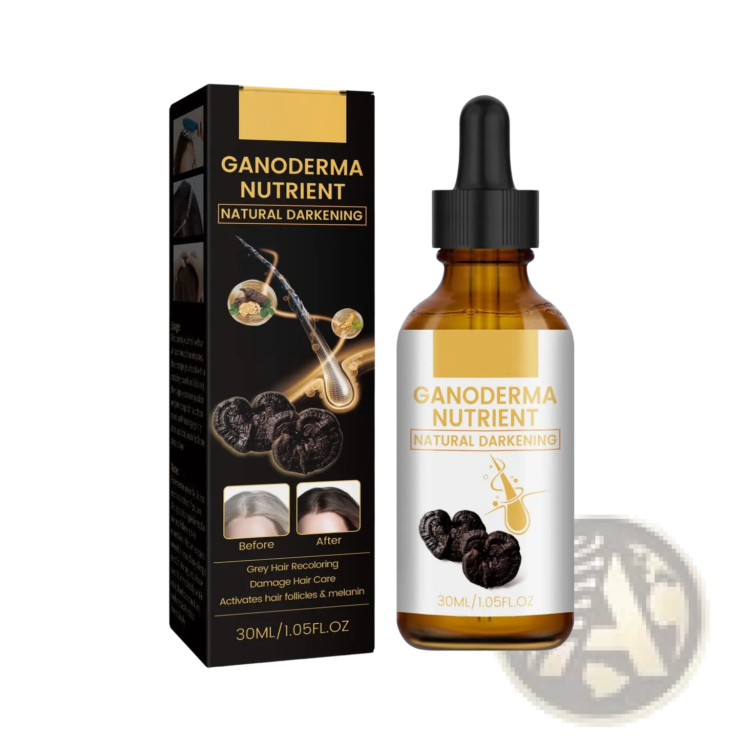 Ganoderma Hair Darkening Lotion Nutrient Treatment 30ml