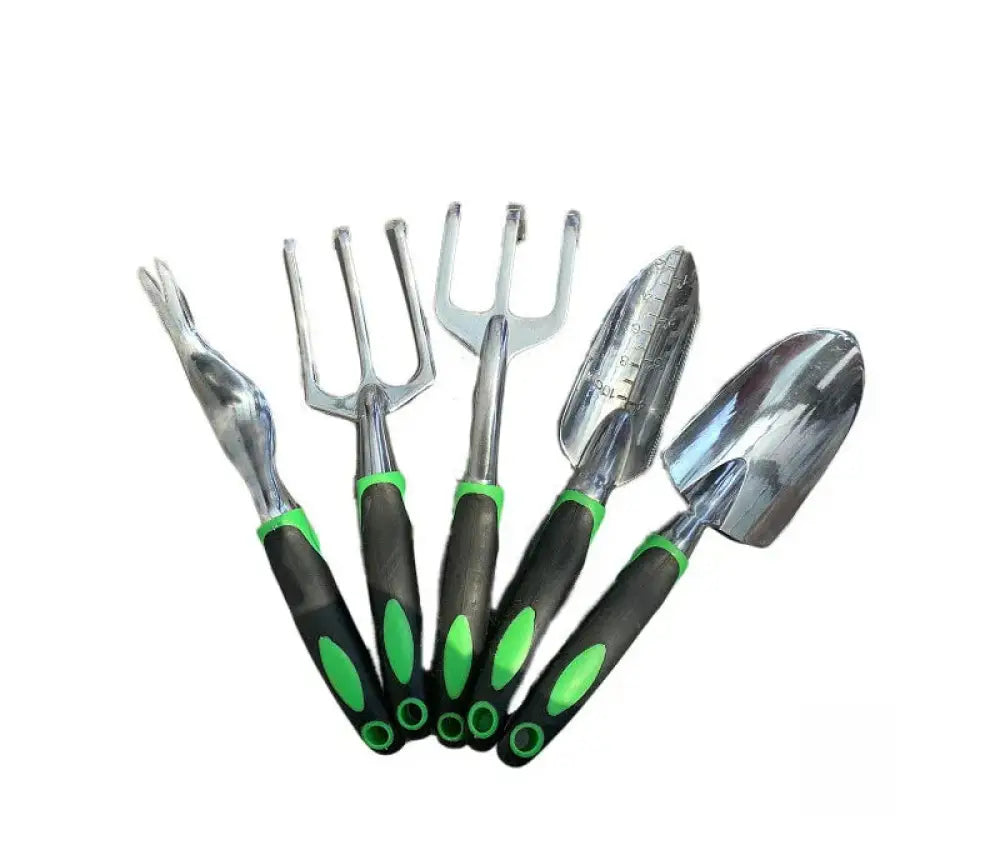 9 Piece Ergonomic Aluminum Garden Tool Set with Carrying Bag
