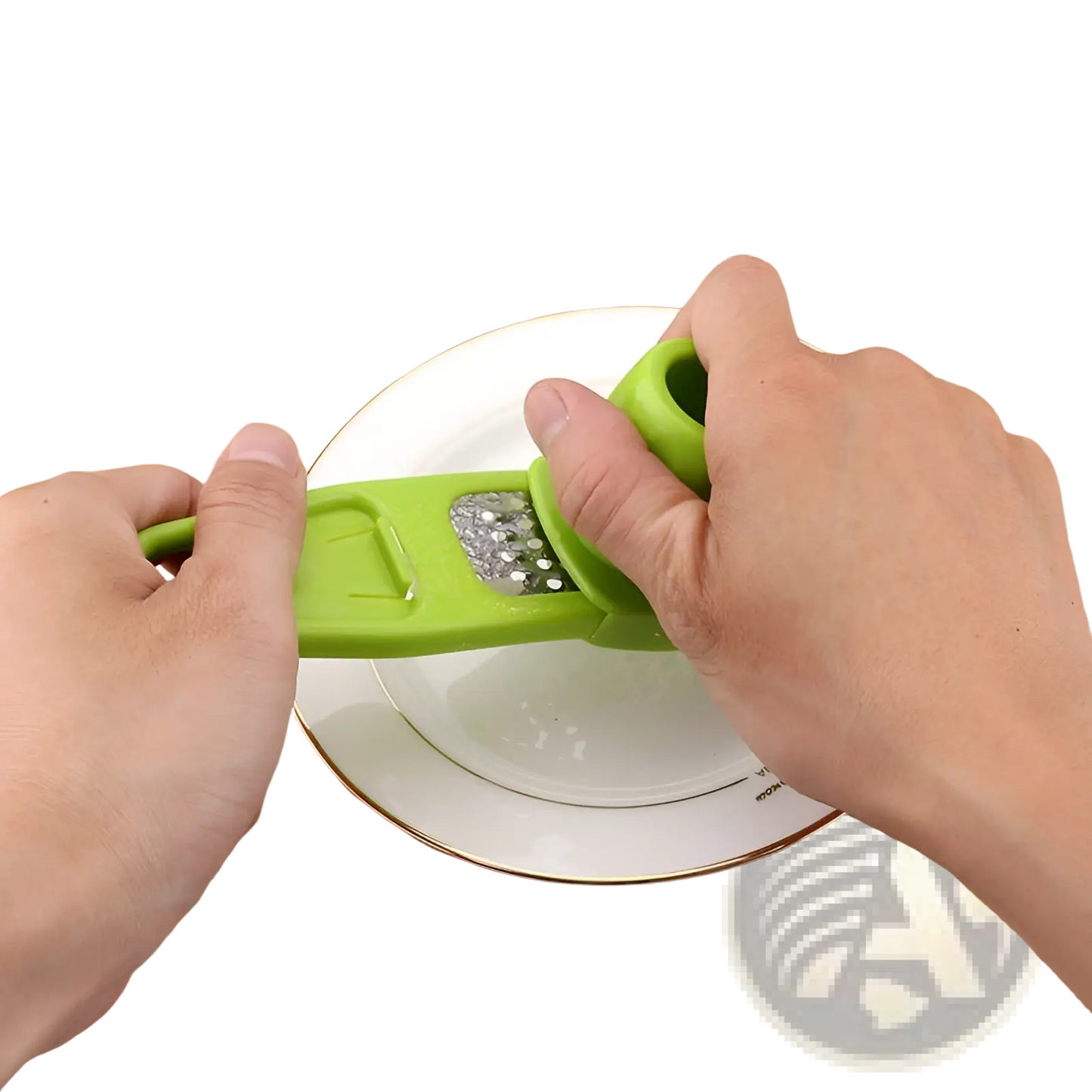 Garlic Press Grater Set Stainless Steel Mincer 2 Pack